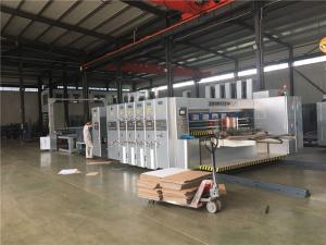 Full Computer 4 Colors Printer Slotter With Beautiful Printing Effect For Carton Boxes
