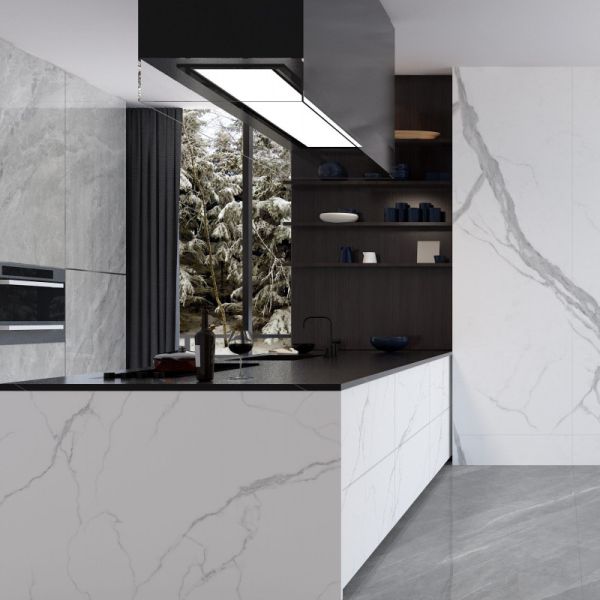 Quality Polished / Matt Finish Frost Resistant Rectified Porcelain Tile With 0.05% Water Absorption wholesale