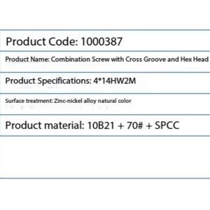 Machine Thread Custom Screws And Fasteners for Customized and Fastening