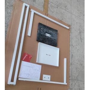 48" To 72" Metal Store Fixture 2 Way Adjustable Clothing Rack With Straight Arms