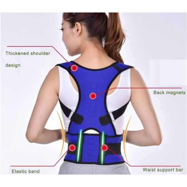 Daily Life Waist Back Support Belt Fully Adjustable For Adults / Humpback