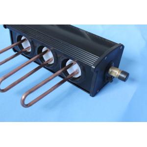 China Black Coating 10 Tube Solar Collector , U Pipe Solar Water Collector on sale