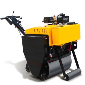 Walk Behind Mini Compactor Vibratory Hand Vibratory Pedestrian Roller Asphalt