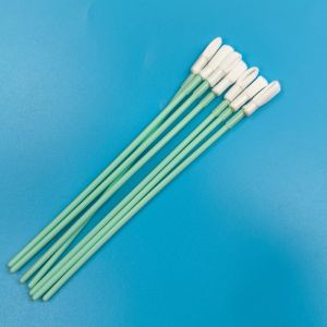 Lint Free 6.5" Extra Long Handle Double Layers Polyester Swab Handmade Cleanroom