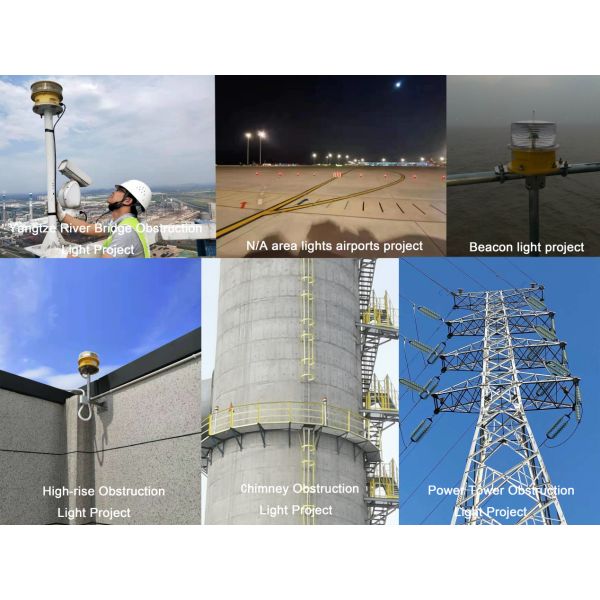 Intensity Adjustable IP66 Helipad Landing Lights Touch Down And Lift Off Area Light