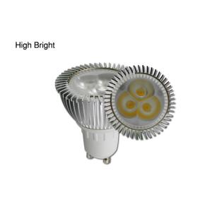 3W AC 90 - 240V 5000 - 10000K High Power LED GU10 Spot Light Bulb For Amusement