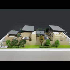 Aesthetic Villa Sales Model with 1:25 Scale Architecture Structural Model for