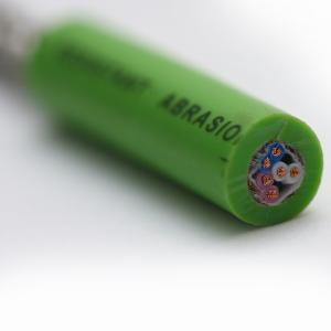 PUR wear resistant with overall copper screen robot cable EKM70973 with ROHS