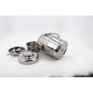 Two Layer Stainless Steel Lunch Box 1.4L Capacity 0.5MM SS Thickness ECO -