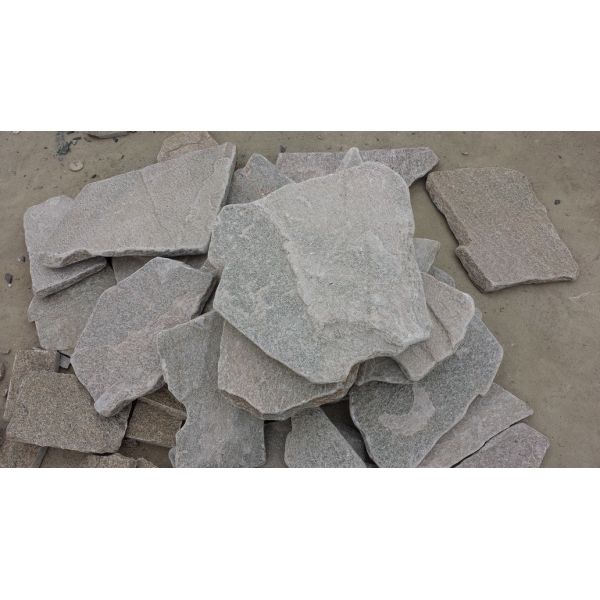 Tumbled Pink Quartzite Random Flagstone Crazy Stone Irregular Flagstone
