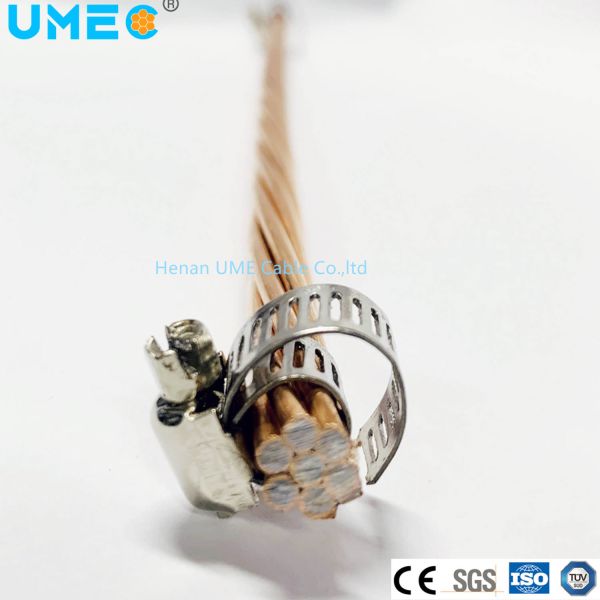 15% to 40% Conductivity Tinned Copper Clad Steel CCS Wire 7/4.62mm ASTM B 869