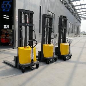 Standing 1500kg Automatic High Lift Semi Electric Pallet Stacker