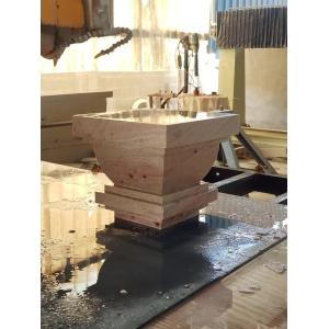 4 Axis Diamond Wire Saw Machine For Processing The Circular Stone Slab，column