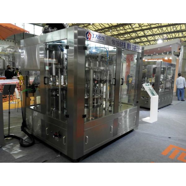 Quality Carbonated Drink Brewery Bottling Equipment Monoblock  Machine 1000Bph - 2000Bph wholesale