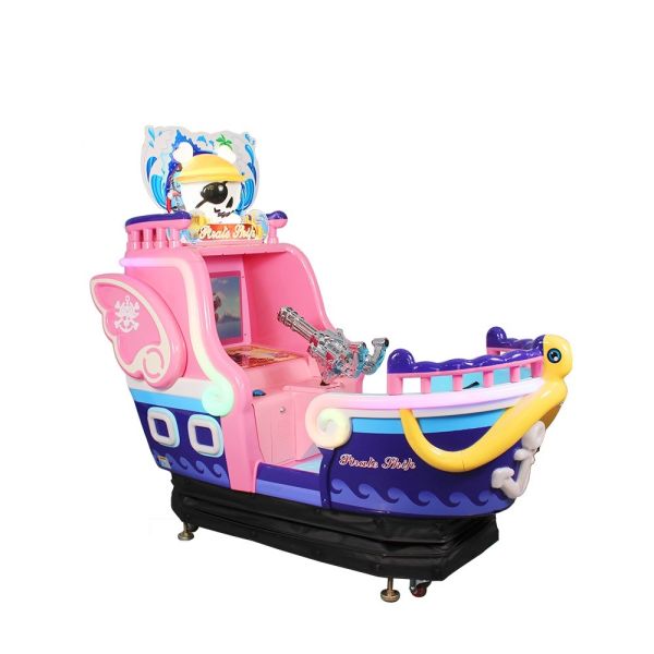 Quality Kids Arcade Video Game Machine / Amusement Shooting Swing Pirate Ship wholesale
