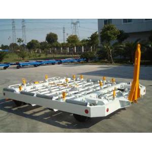 Safety Container Pallet Dolly Hot Dipped Galvanized With Swivel Wheel