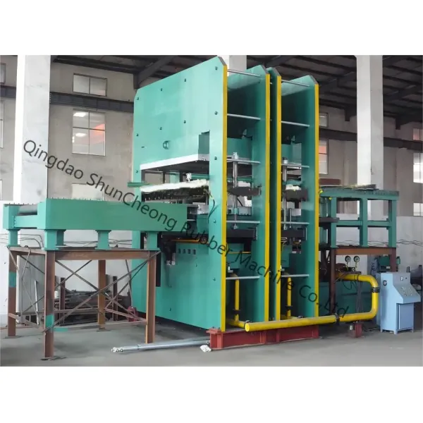 PLC Control Rubber Vulcanizing Press with Cooling System and Customizable Size for Conveyor Belt Vulcanizing Machine