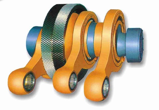 WEATHERFORD MP-8 power end spares, MP-10 MUD PUMP CRANKSHAFT, MP-13/16 MUD PUMP