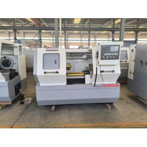 Flat Bed CK6140 CNC Lathe Machine 750/1000mm Distance 4 Station Electrical Tool Holder