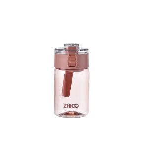 Different Capacity Plastic Drink Water Bottles With Finger Touch Open Lids