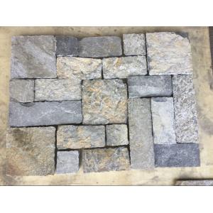 Cheap Blue Quartzite Stone Cladding Natural Stone Wall Tiles Quartzite Retaining Wall With Corner Stone for sale