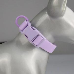Custom Logo Color PVC Pet Collar Waterproof Silicone Dog Collar And Leash Set