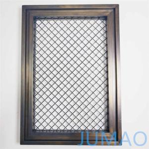 Woven Furniture Cabinet Mesh Inserts Wire Customized 60x120