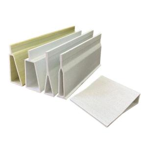 China Trapezoid Triangle Fiberglass Beam Plastic Livestock Slats Support on sale