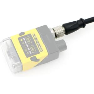 Alvin's M12 12-Pin Female to Open End Cable for Cognex Camera & Automation, 5M