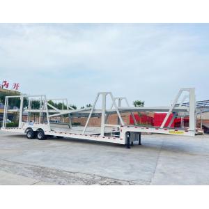 High Performance 2floors 6/8/10units Car Semi Trailer With Hydraulic Lifting