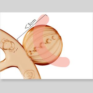 HEORSHE Animal Shape Bpa Free Wristband Teether For Newborn