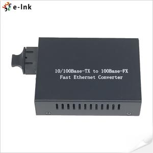 10 / 100M Fast Ethernet Media Converter 128Kb RAM for Data Buffer