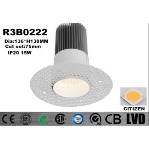 China Dimmable Interior CITIZEN LED COB LED Ceiling Spotlights 15W Embedded Frame on sale