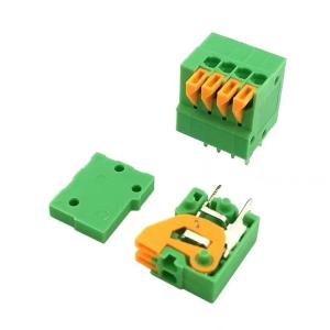 PA66 Housing 2.54mm Pitch PCB Screwless Terminal Block