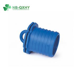 2-6 Inch Blue Layflat Hose Fittings Plastic End Plug PP End Cap PVC Coupling for