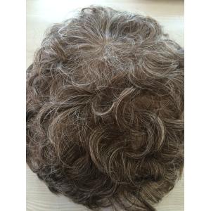 Cheap Customizable Full Lace Men's Toupee Can Be Dyed for a Natural Look for sale