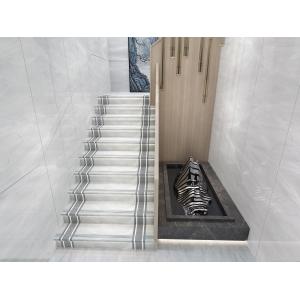High Glossy Stair Ceramic Tiles Staircase Carrara White Porcelain Tiles
