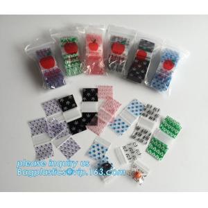 small drug k bag, mini apple bags with green pattern, k zipped lock reclosable