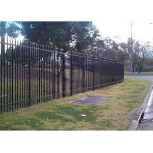China Security Steel Tube Fence Panels , Galvanised Tubular Fencing With 25mm Tube Diameter on sale