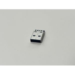 High-Durability USB 2.0 AM Connector – Integrated Solder-Type Black Housing Gold