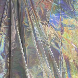 Polyester Jacket Fabric Taffeta Reflective Light Sun Light Cloth Technics Woven