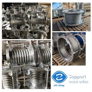 Ss304 Round Metal Bellows Expansion Joints For High Pressure And Corrosion