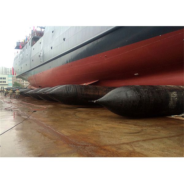 ISO14409 Standard Marine Rubber Airbag For Ship Launching And Landing