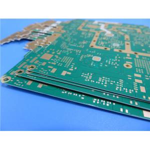 Double Sided RO4535 PCB Substrates 30mil With White Silkscreen And ENIG Surface