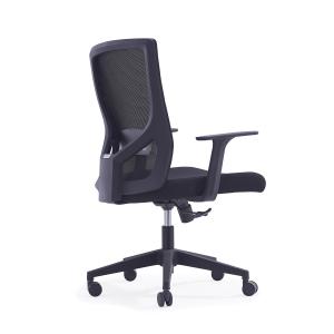 MID Back Ergonomic Mesh Back Fabric Seat Swivel Office Chair With Lumbar Support
