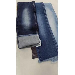 China 98%Cotton  2% Spandex 10oz DARK INDIGO 7+7x10/20 Elastic Denim fabric  JSD3207 for fashion jeans on sale