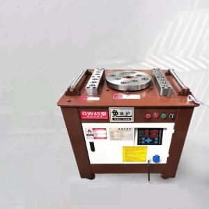 China Rebar Bender Wrought Iron Spiral Reinforcing Steel Bar Bending Machine on sale