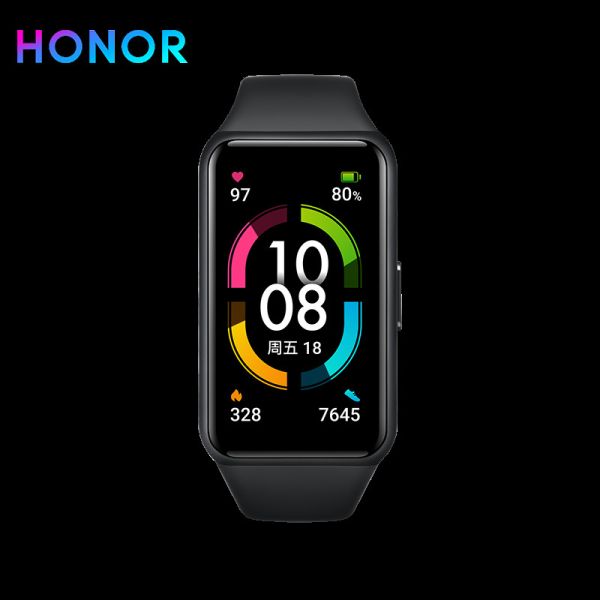 Quality Honor Band 6 Standard Edition 1.47 Inch Full Screen 14 Days Using Support 10 Sports Heart Rate Monitor Smart Wristband wholesale