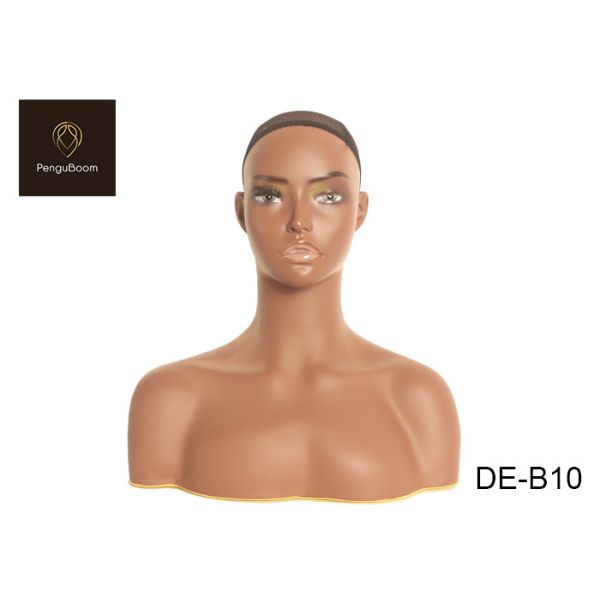 Quality Full Bust Realistic Mannequin Head With Shoulders wholesale