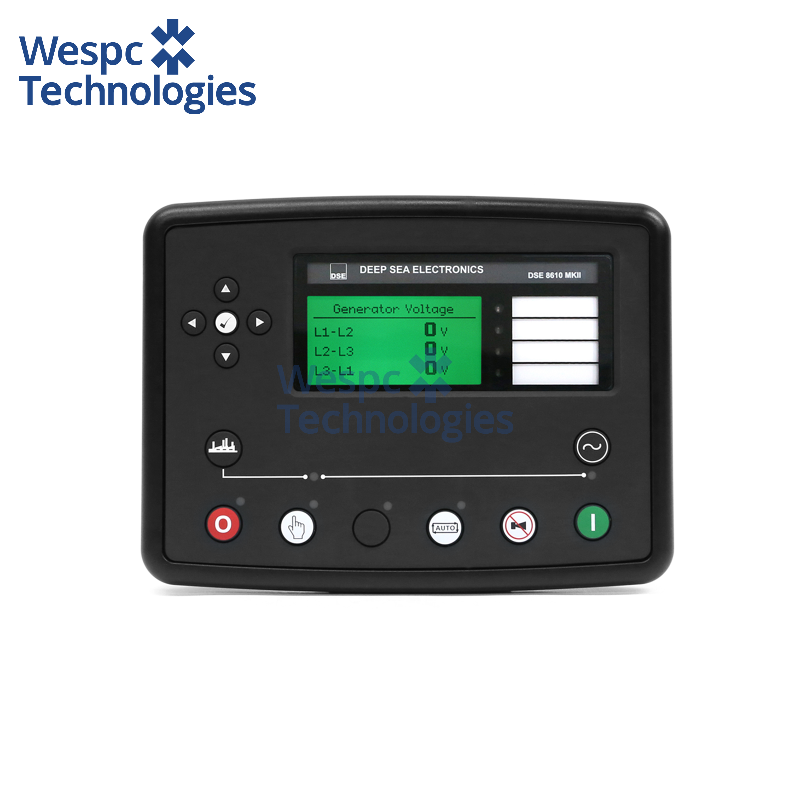 WESPC DSE8610 MKII Synchronizing and Load Sharing Control Panel for Diesel